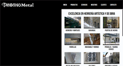 Desktop Screenshot of diseniometal.com.ar